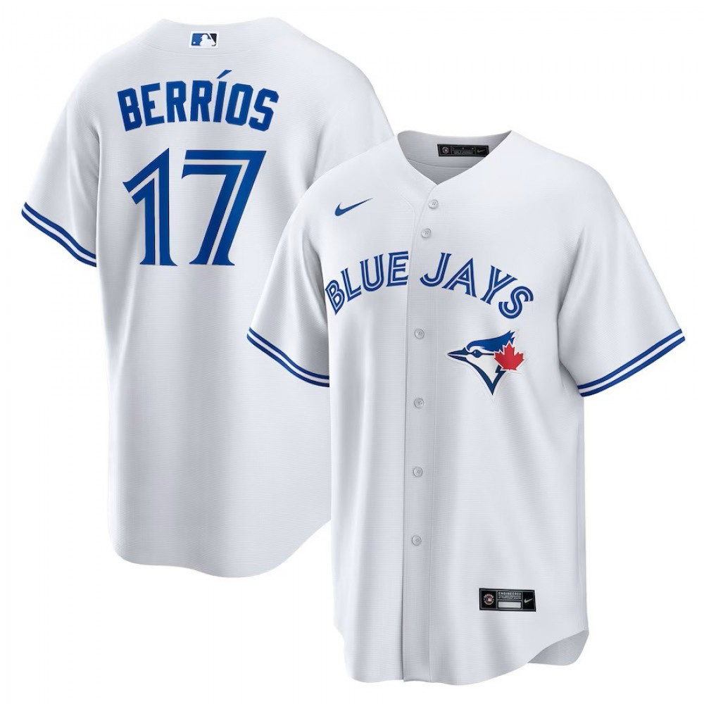 José Berríos Toronto Blue Jays Home Replica Player Jersey - White-Pro Kit Vault | Brand New 26/27 Sports Jerseys